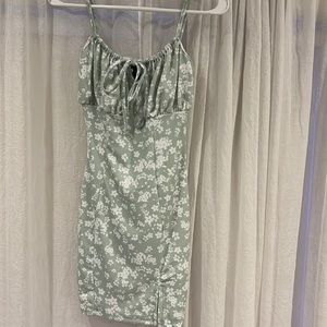 Streetwear society safe green bodycon dress